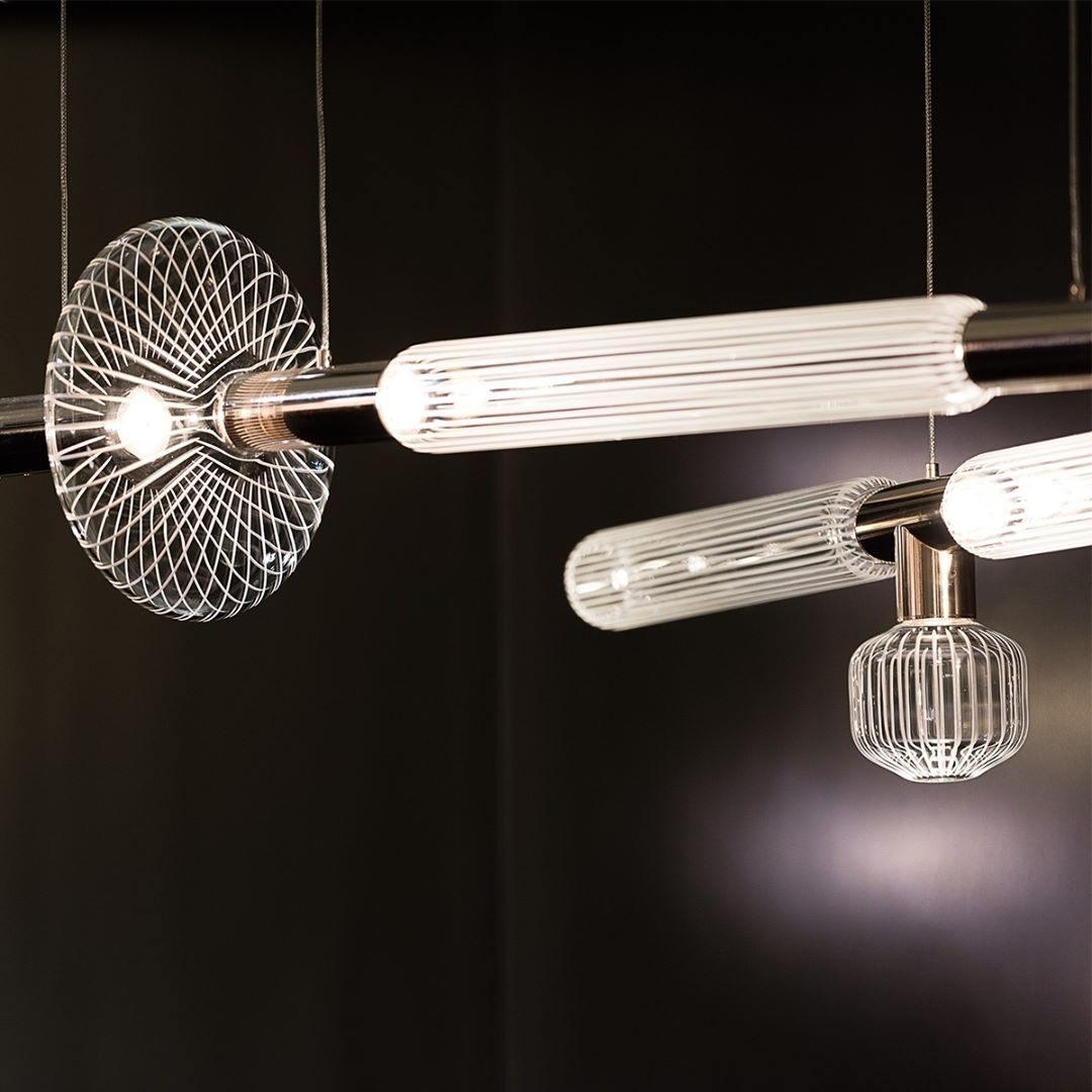 Gold Cylinder Pendant Light — Pendant Light | Maison Monashee — view 25