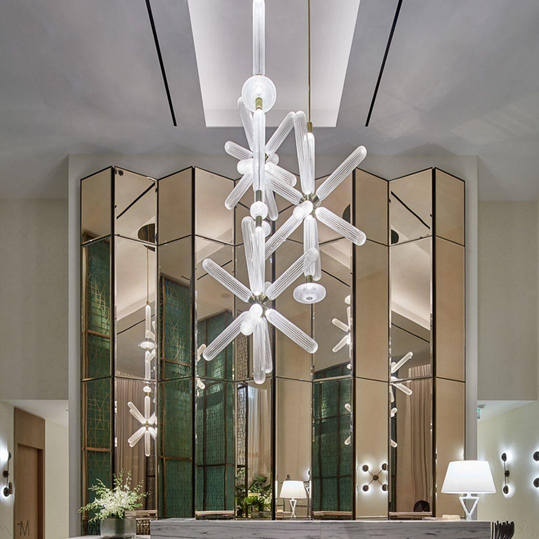 Gold Cylinder Pendant Light — Pendant Light | Maison Monashee — view 12