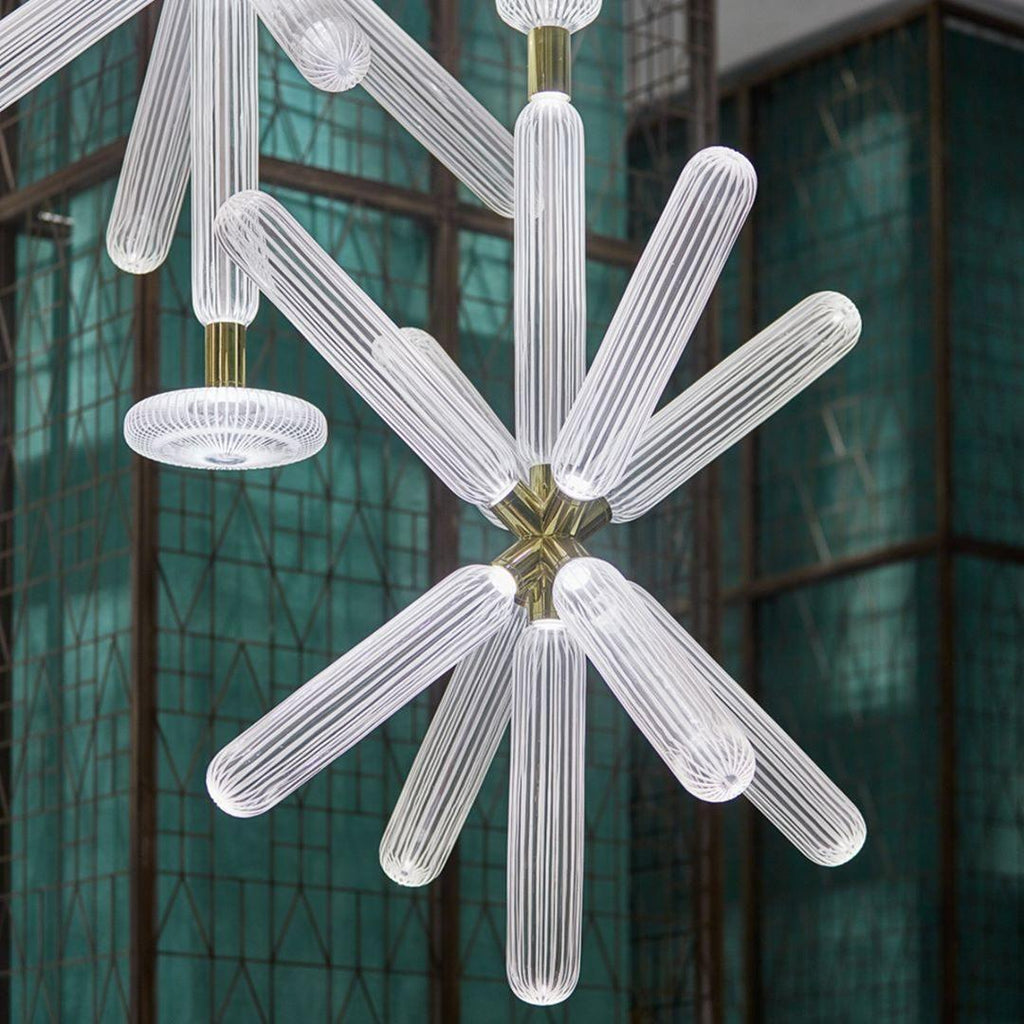 Gold Cylinder Pendant Light — Pendant Light | Maison Monashee — view 28