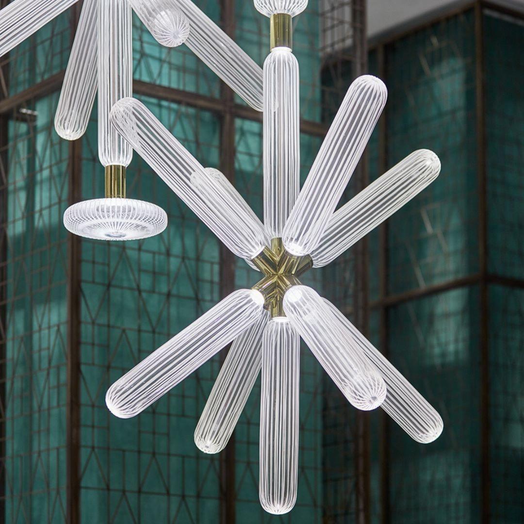 Gold Cylinder Pendant Light — Pendant Light | Maison Monashee — view 28