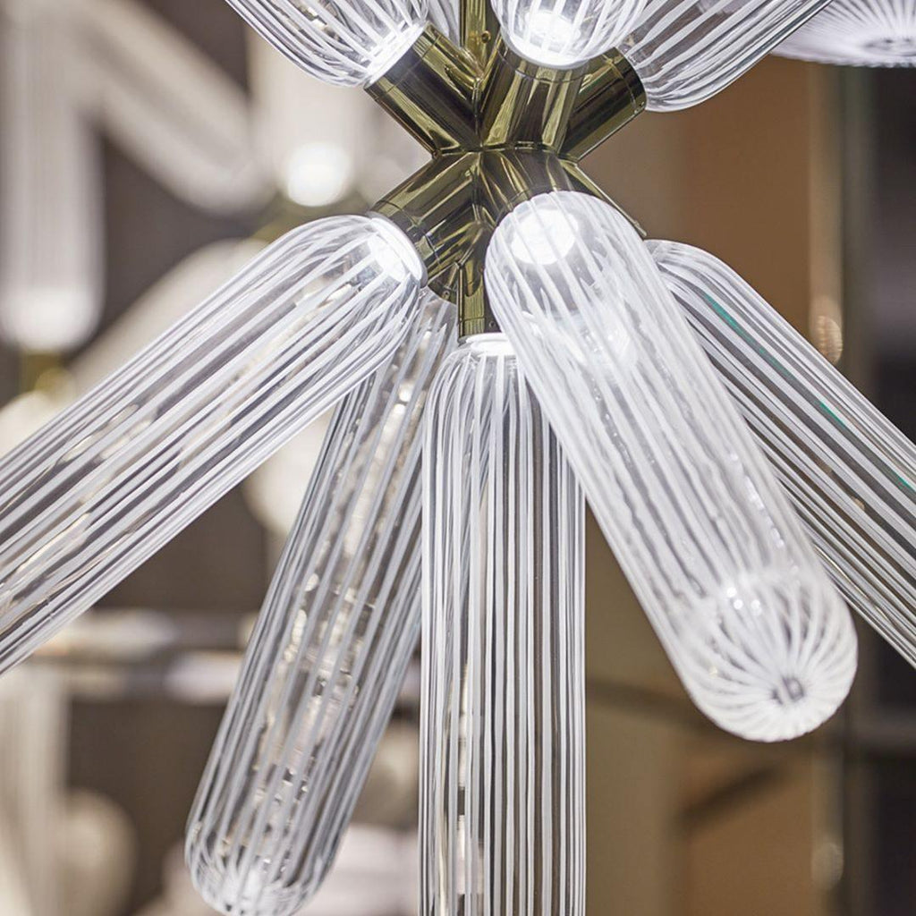 Gold Cylinder Pendant Light — Pendant Light | Maison Monashee — view 29