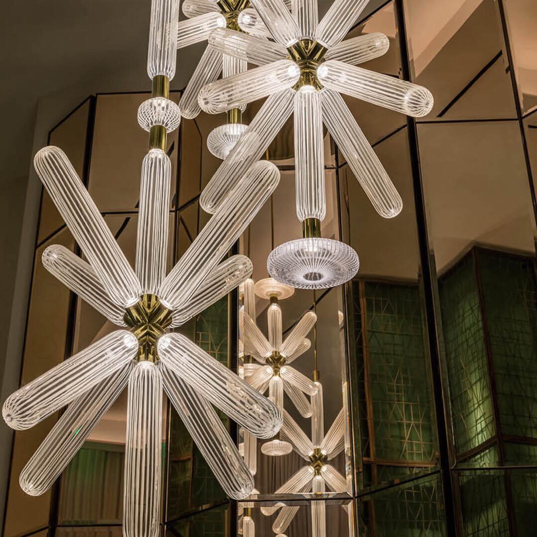 Gold Cylinder Pendant Light — Pendant Light | Maison Monashee — view 39