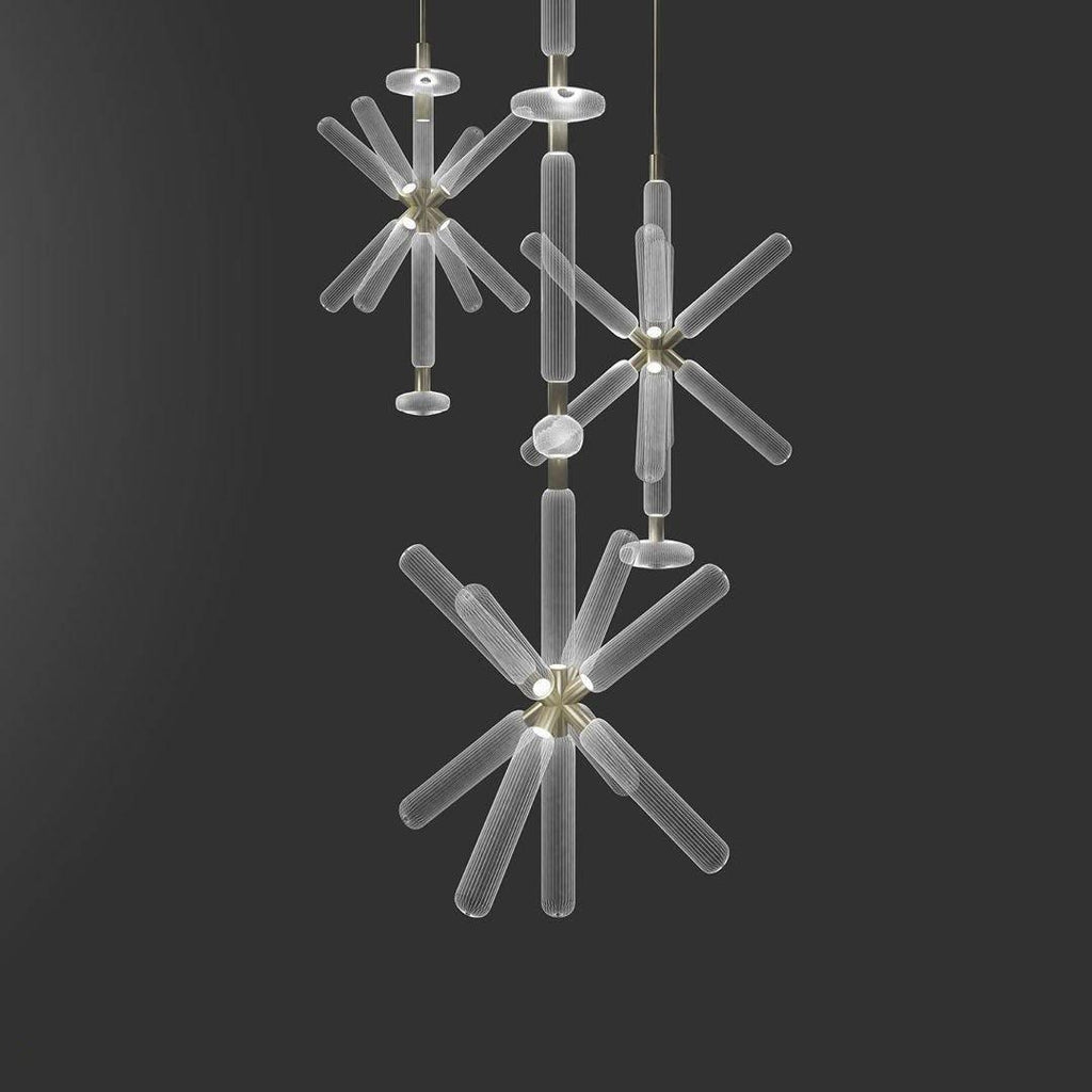 Gold Cylinder Pendant Light — Pendant Light | Maison Monashee — view 41