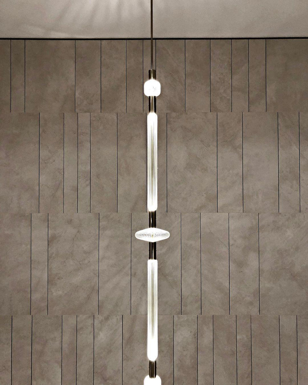 Gold Cylinder Pendant Light — Pendant Light | Maison Monashee — view 18