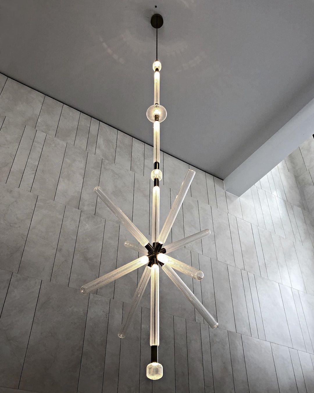 Gold Cylinder Pendant Light — Pendant Light | Maison Monashee — view 19