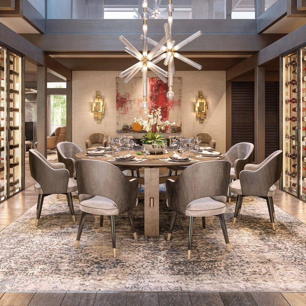 Gold Cylinder Pendant Light — Pendant Light | Maison Monashee — view 20