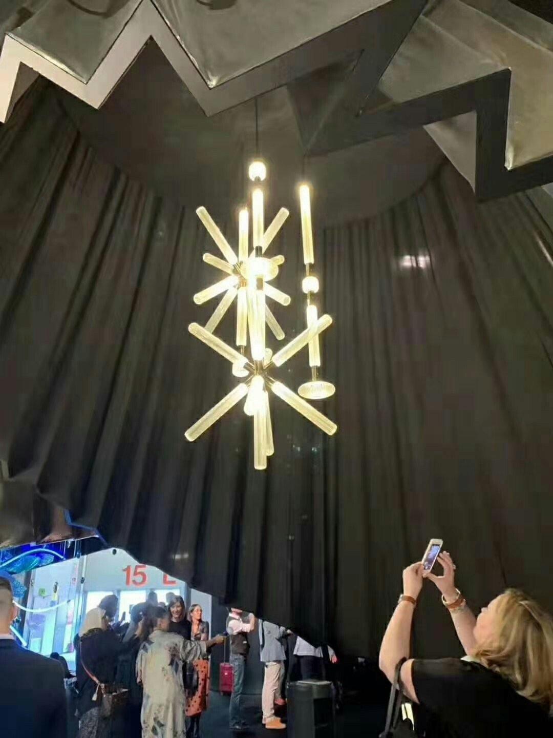 Gold Cylinder Pendant Light — Pendant Light | Maison Monashee — view 26