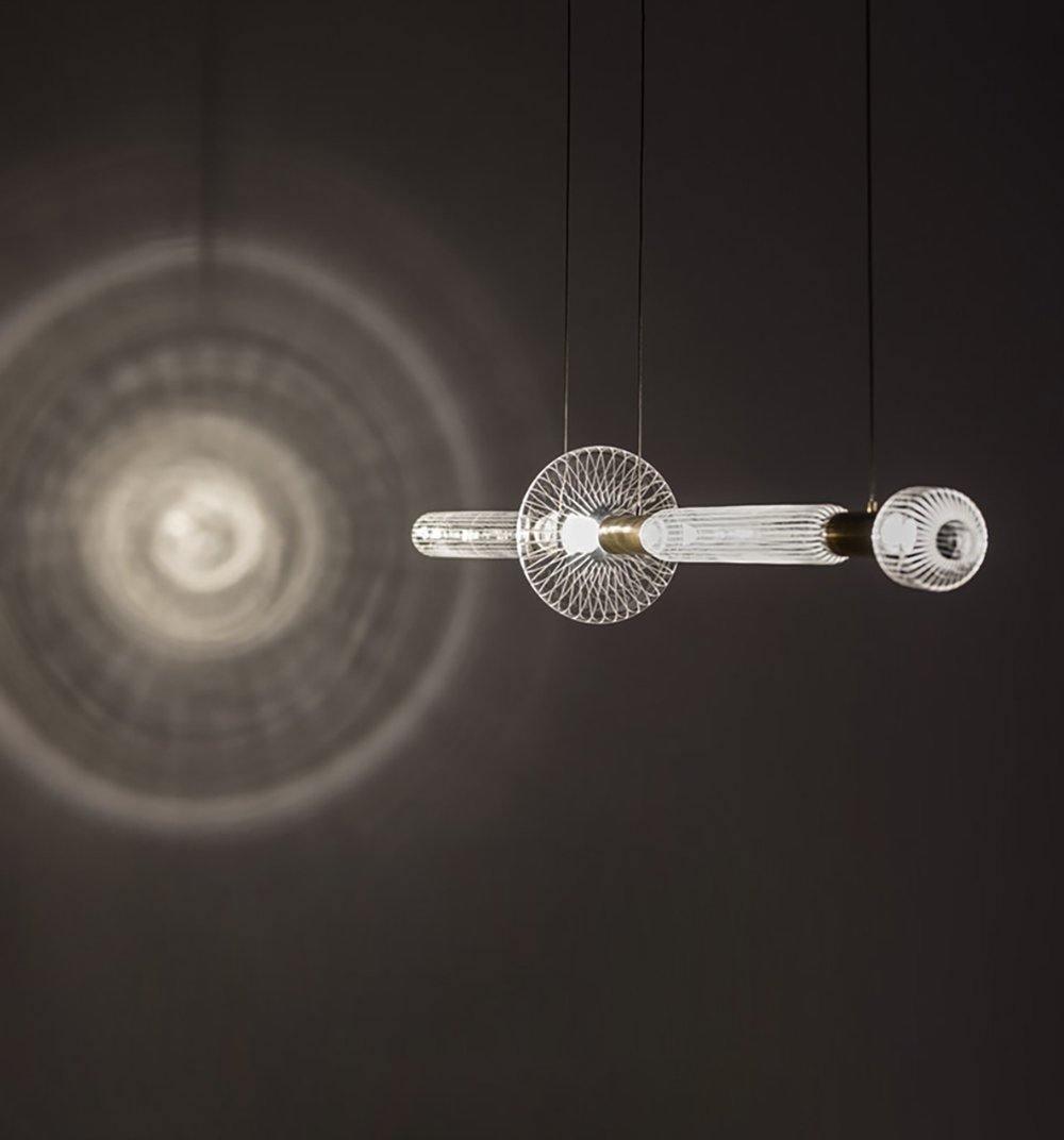 Gold Cylinder Pendant Light — Pendant Light | Maison Monashee — view 16