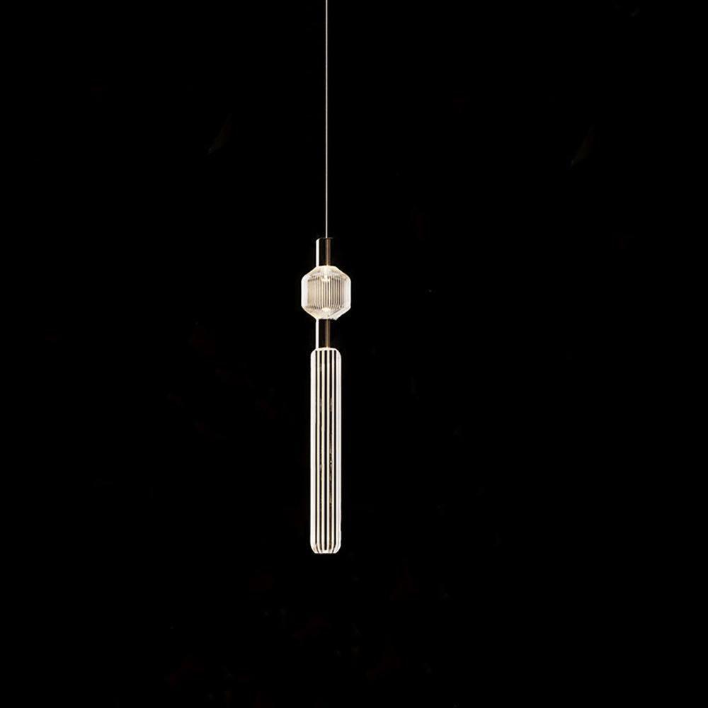 Gold Cylinder Pendant Light — Pendant Light | Maison Monashee — view 57