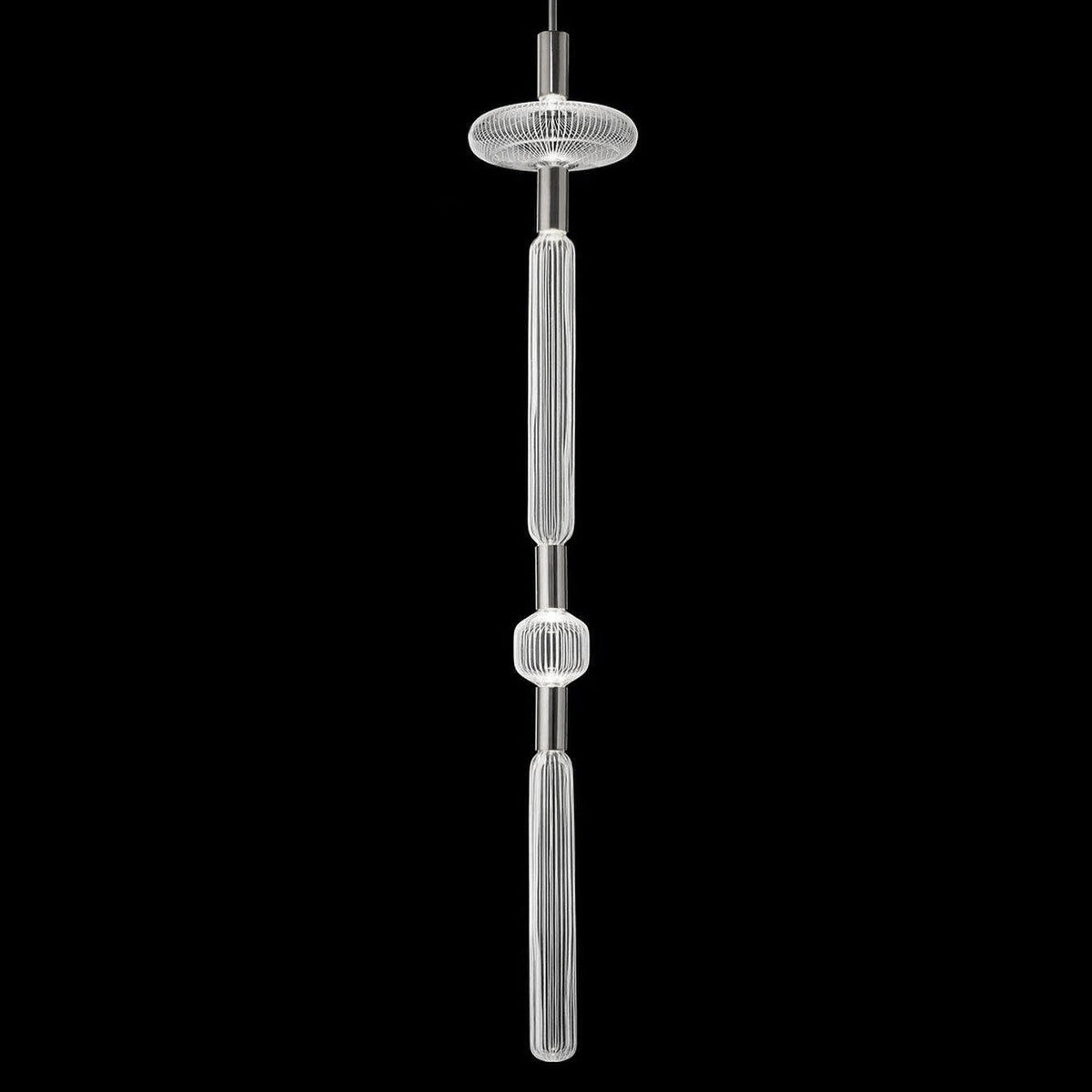 Gold Cylinder Pendant Light — Pendant Light | Maison Monashee — view 74