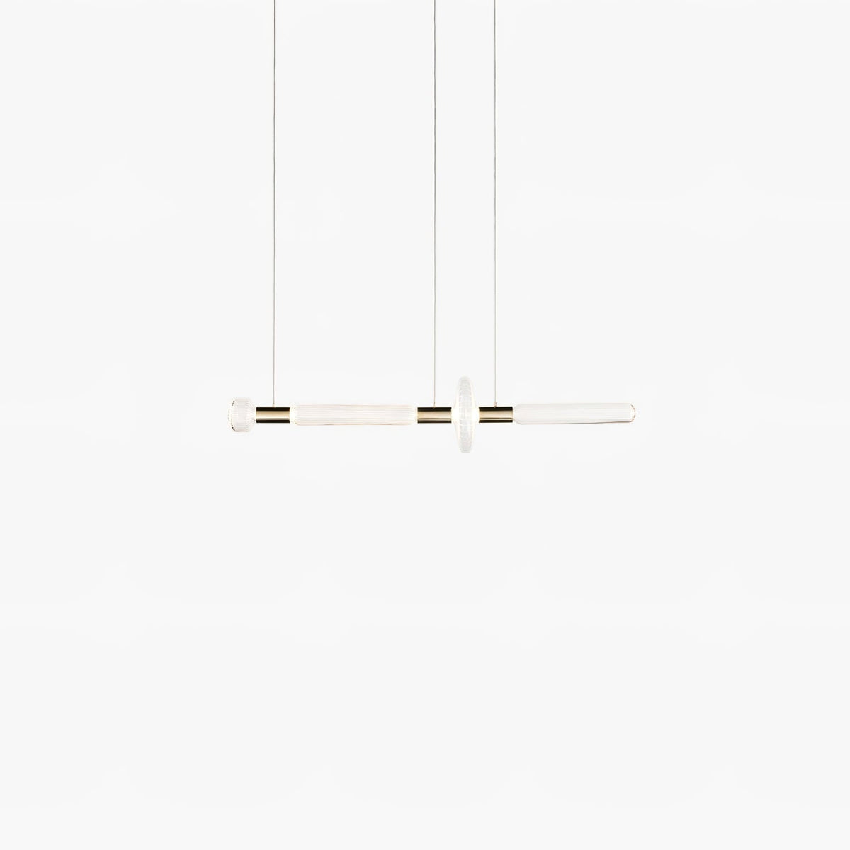 Gold Cylinder Pendant Light — Pendant Light | Maison Monashee — view 81