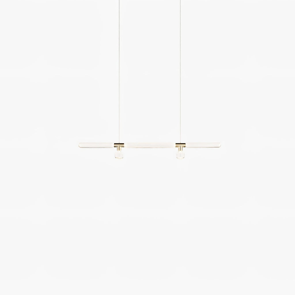 Gold Cylinder Pendant Light — Pendant Light | Maison Monashee — view 82