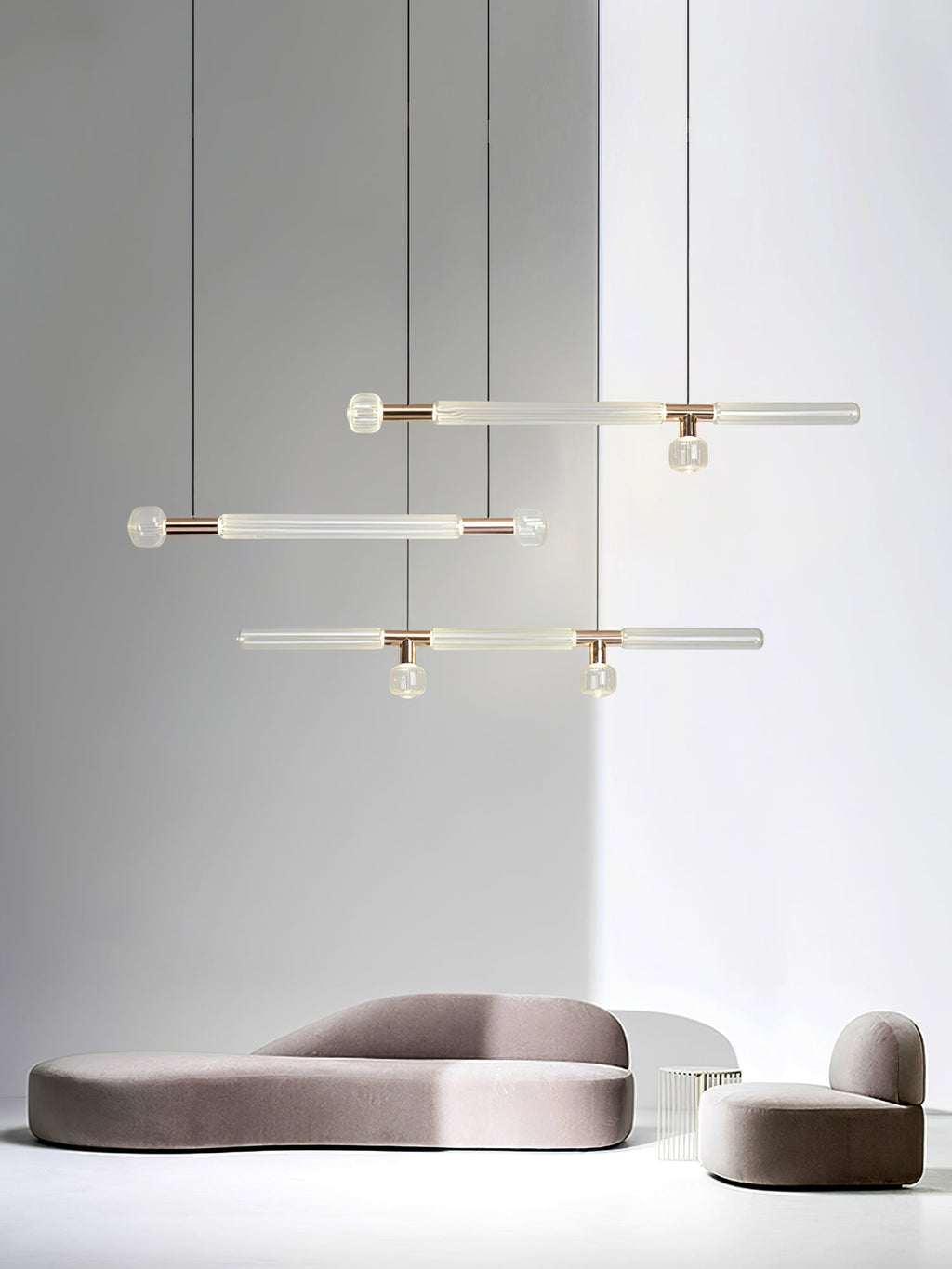 Gold Cylinder Pendant Light — Pendant Light | Maison Monashee — view 62