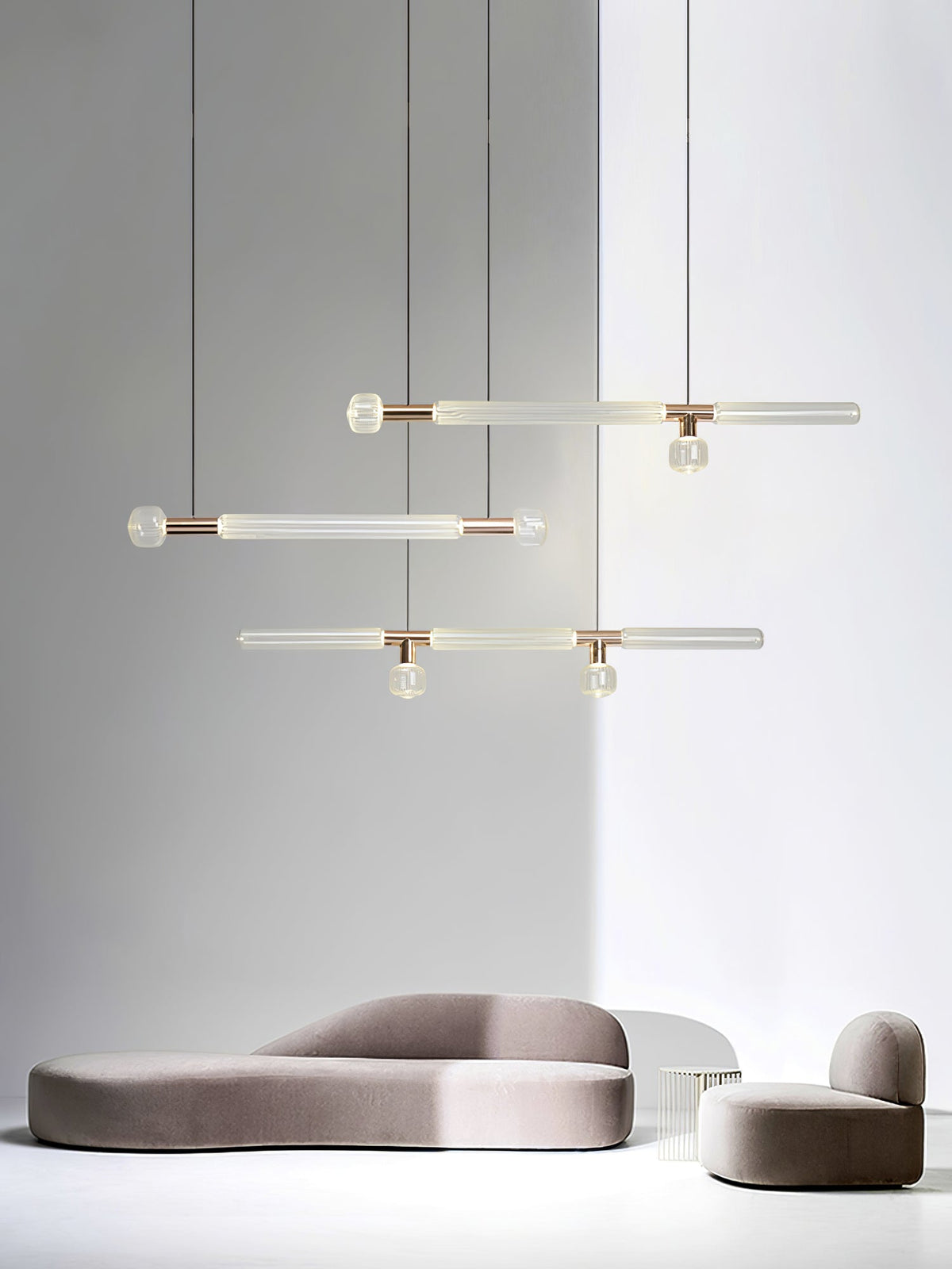Gold Cylinder Pendant Light — Pendant Light | Maison Monashee — view 62