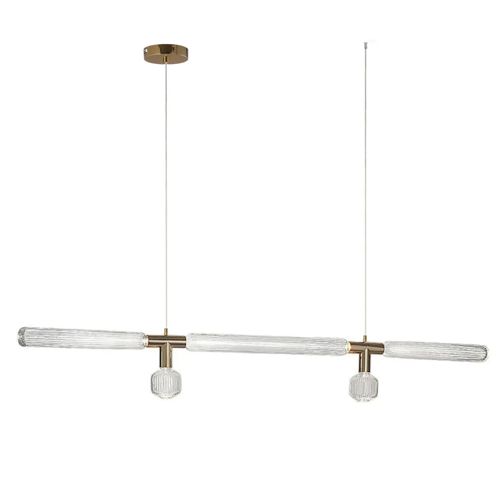 Gold Cylinder Pendant Light — Pendant Light | Maison Monashee — view 83