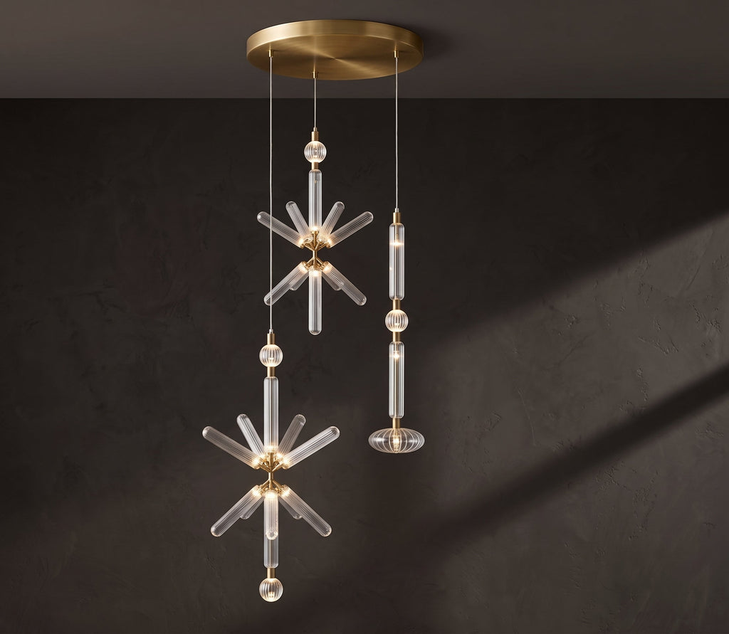Gold Cylinder Pendant Light — Pendant Light | Maison Monashee — view 92