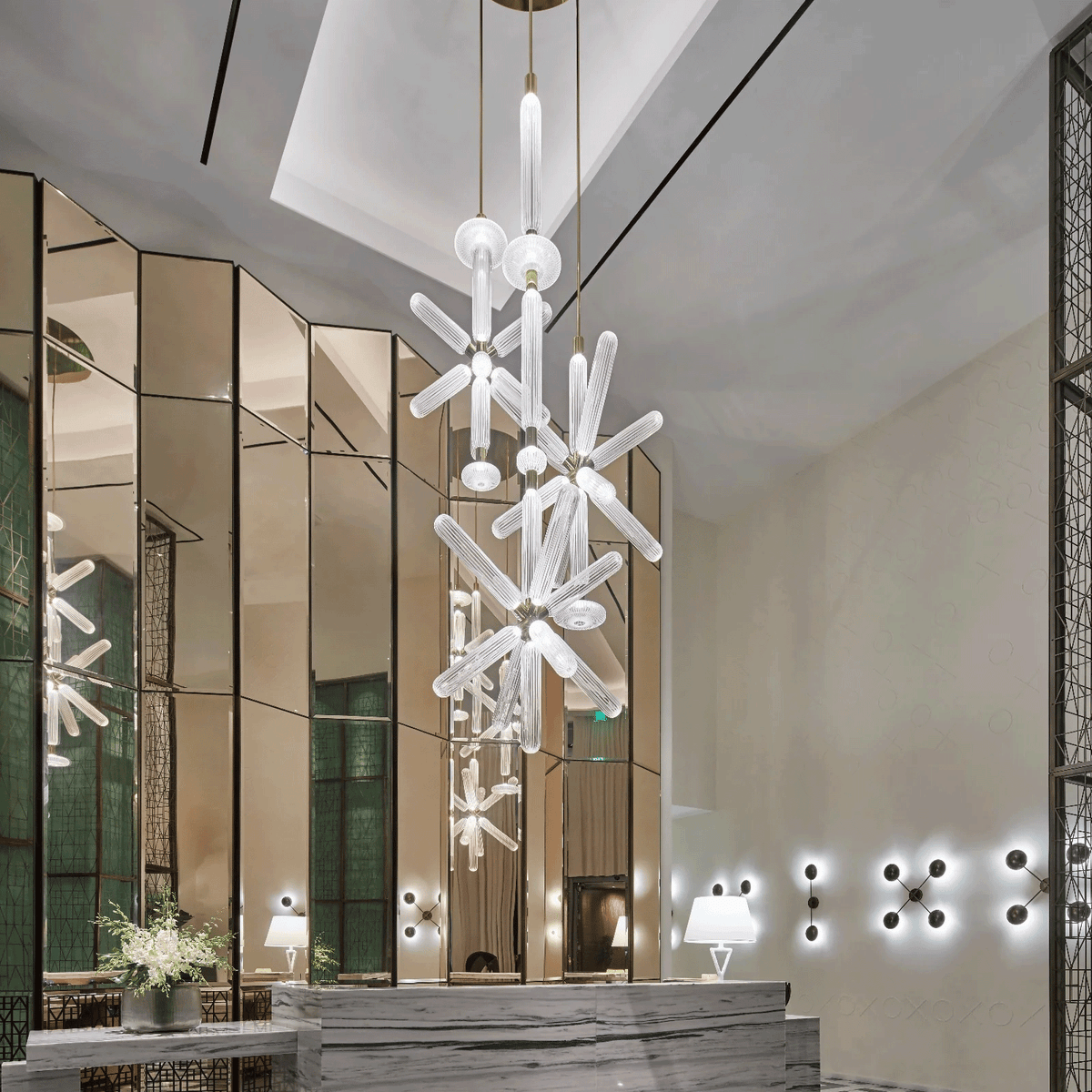 Gold Cylinder Pendant Light — Pendant Light | Maison Monashee — view 11
