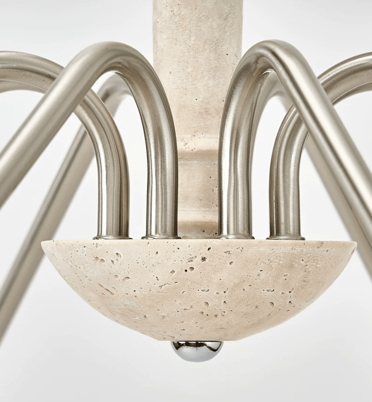 6 Light Candle Style Chandelier — Chandelier | Maison Monashee — view 12