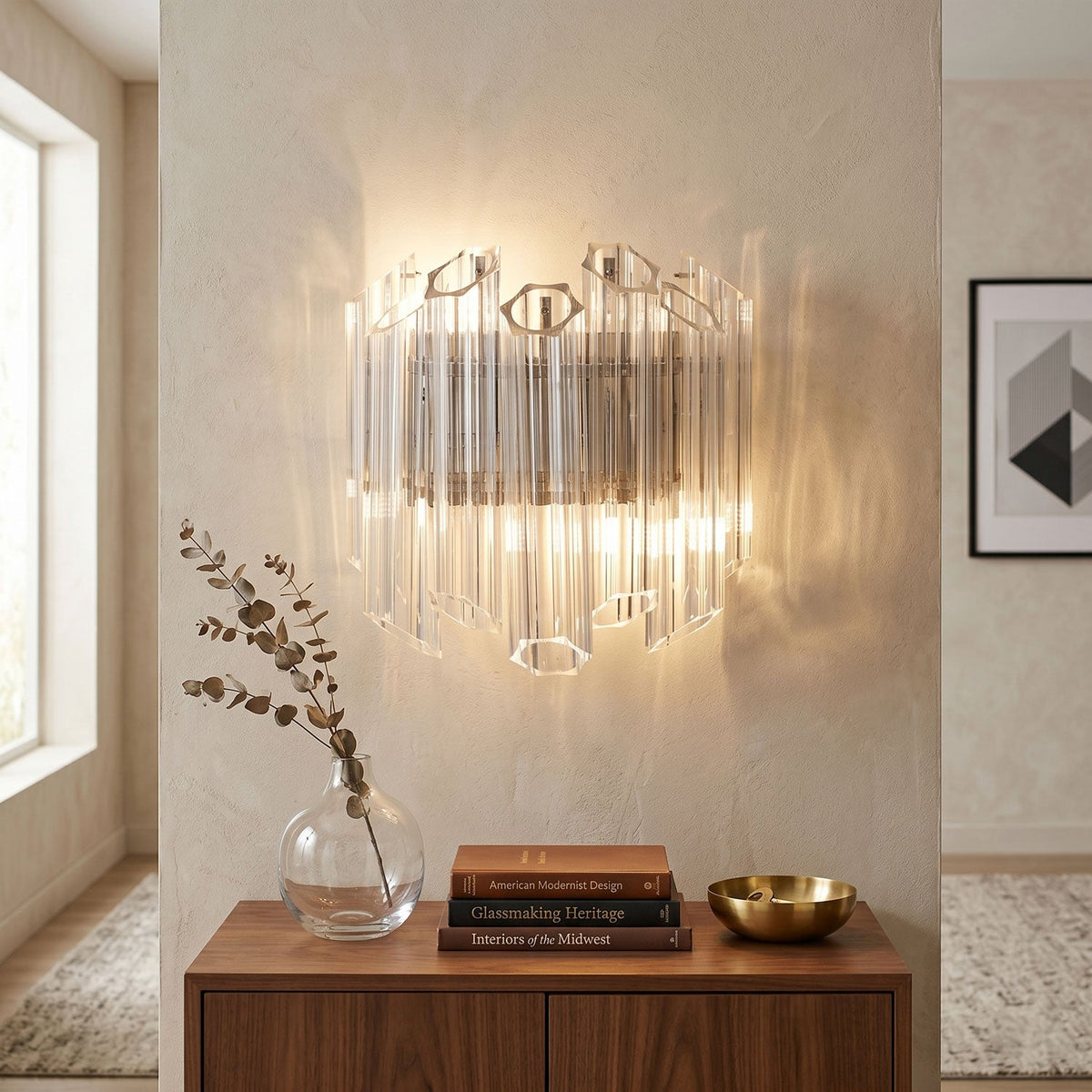 Glass Tube Sconce — Wall Sconce | Maison Monashee — view 2