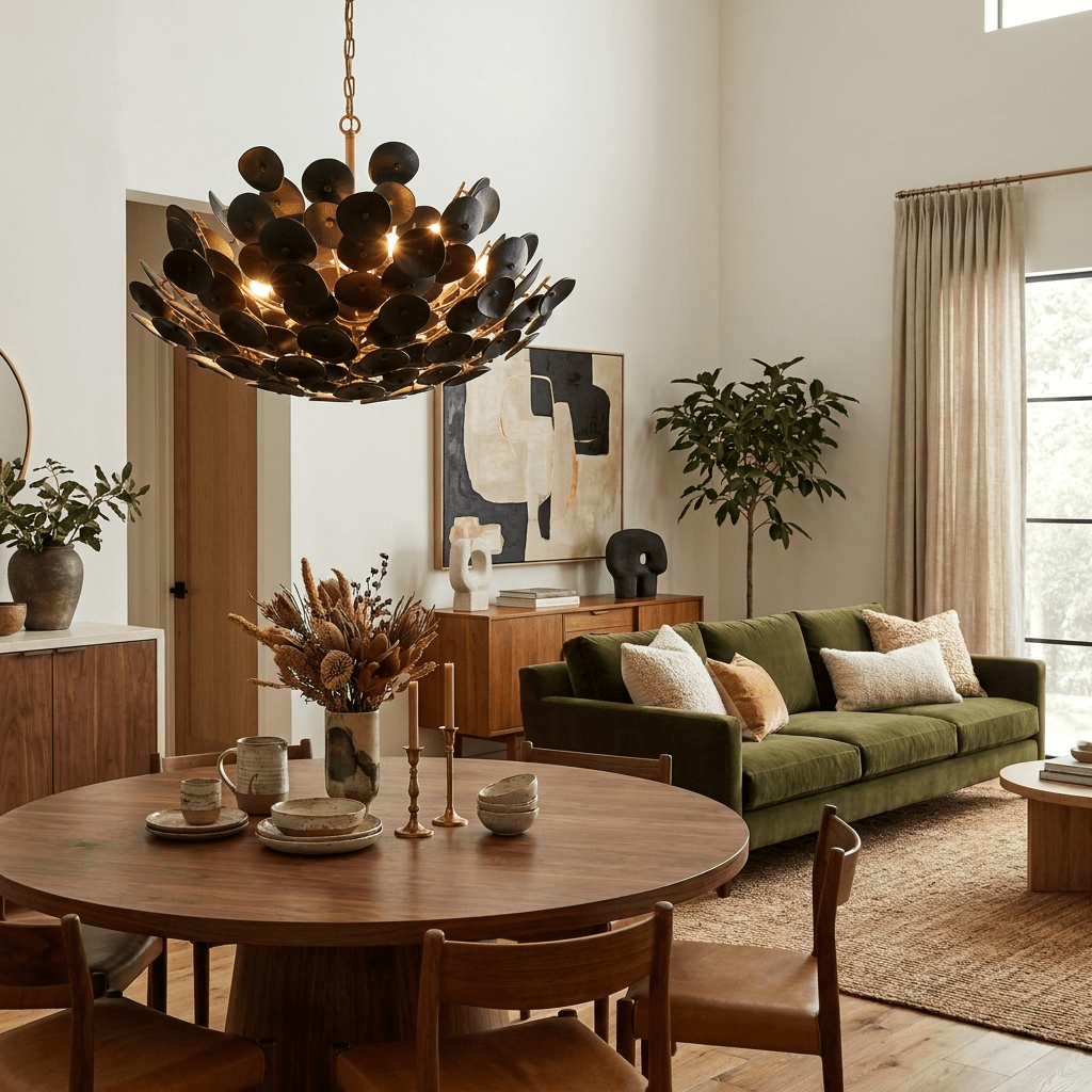 White Dome Chandelier — Chandelier | Maison Monashee — view 5