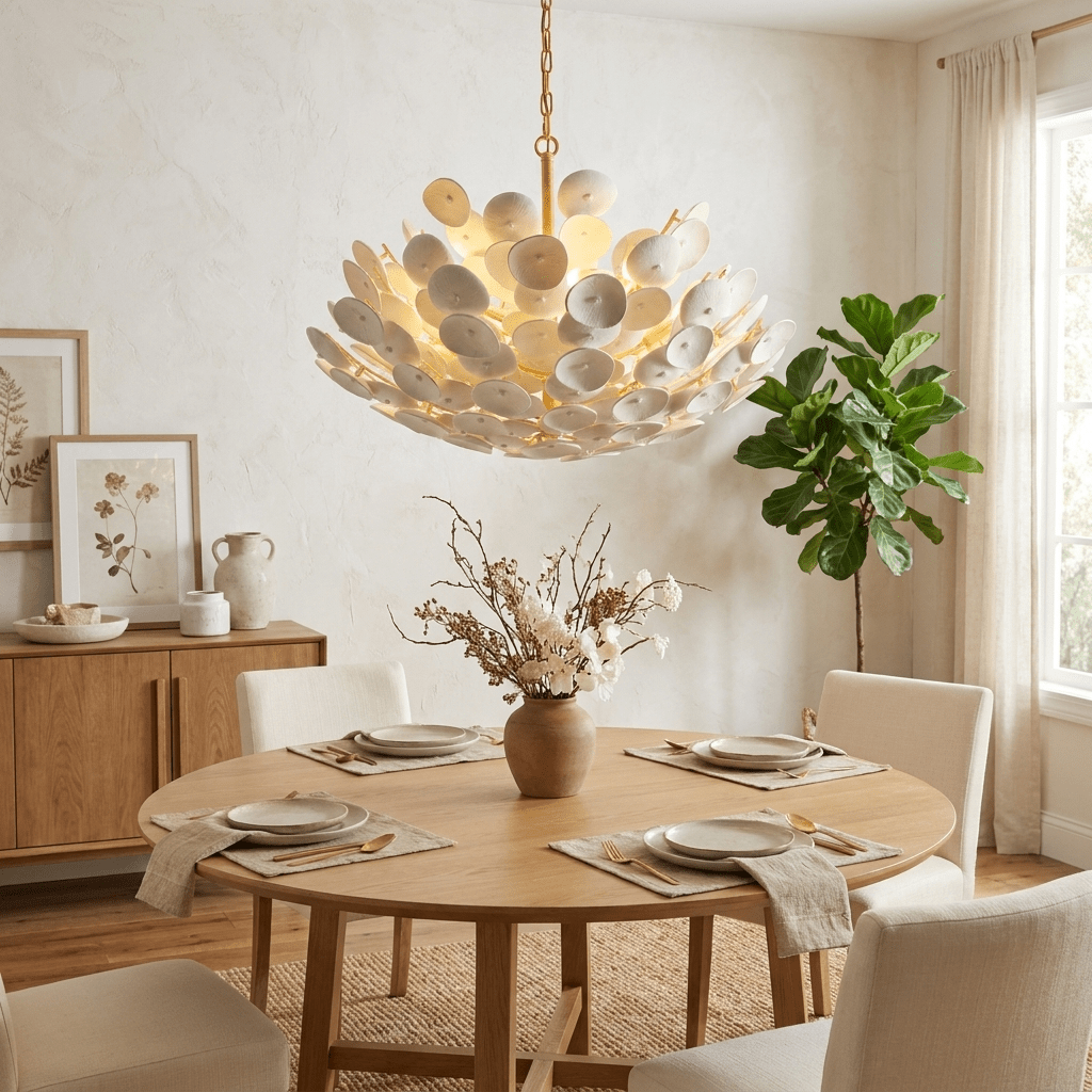 White Dome Chandelier — Chandelier | Maison Monashee — view 3