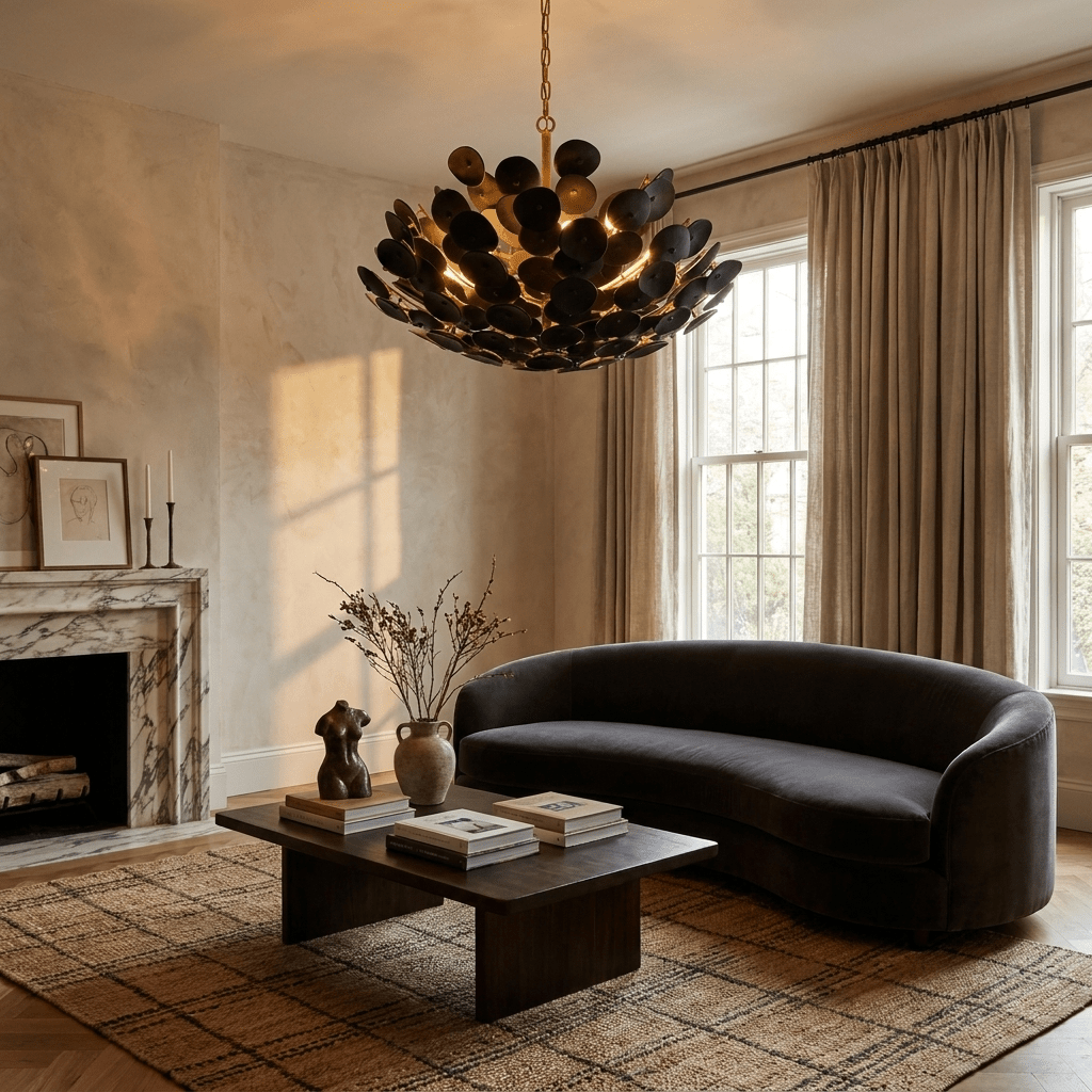White Dome Chandelier — Chandelier | Maison Monashee — view 17