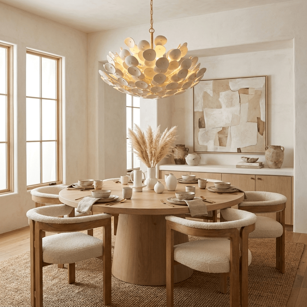 White Dome Chandelier — Chandelier | Maison Monashee — view 2