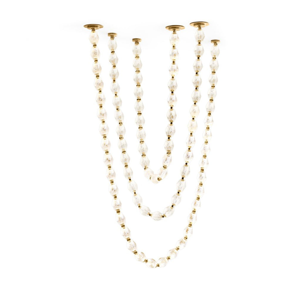 Glass Chain Chandelier — Chandelier | Maison Monashee — view 125