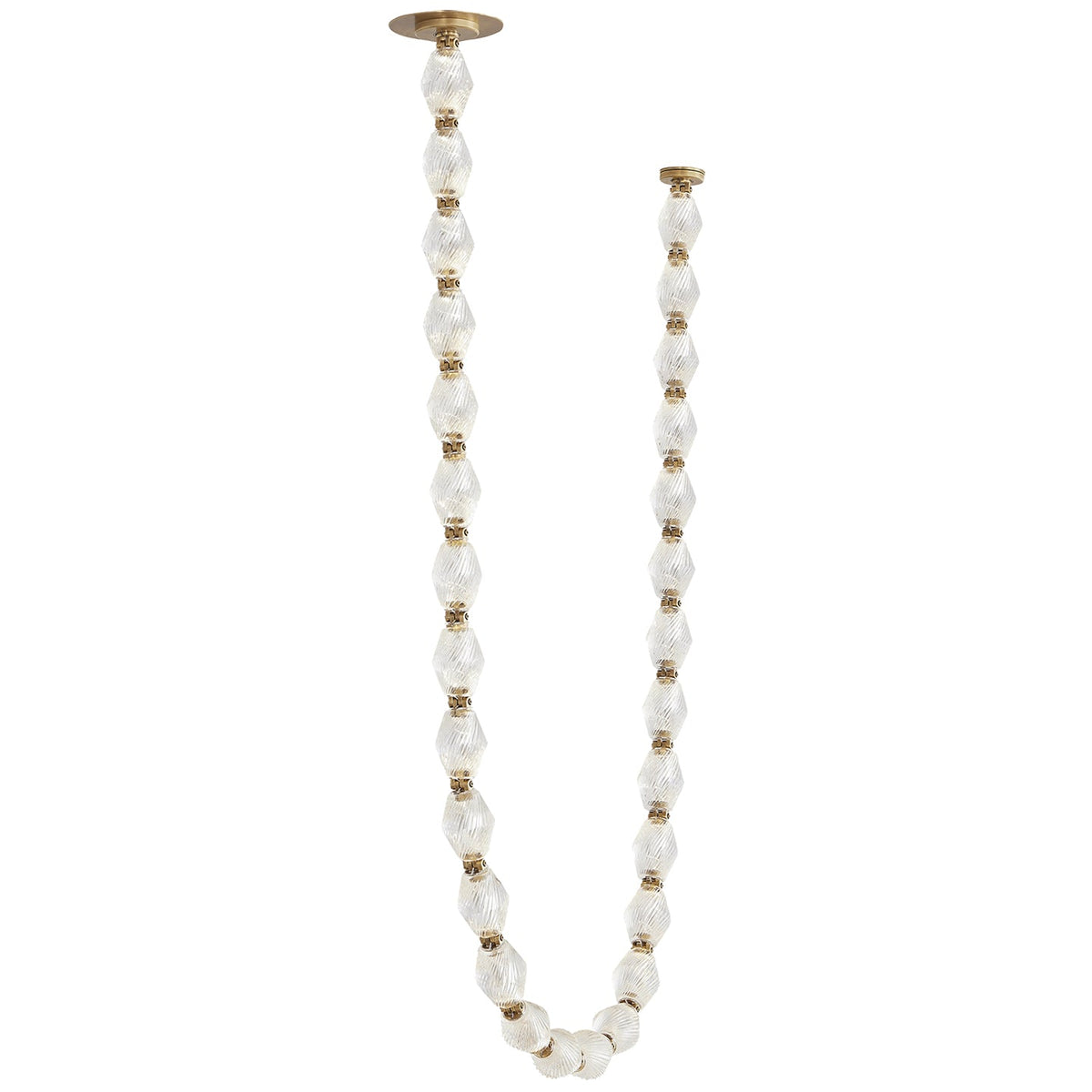 Glass Chain Chandelier — Chandelier | Maison Monashee — view 126