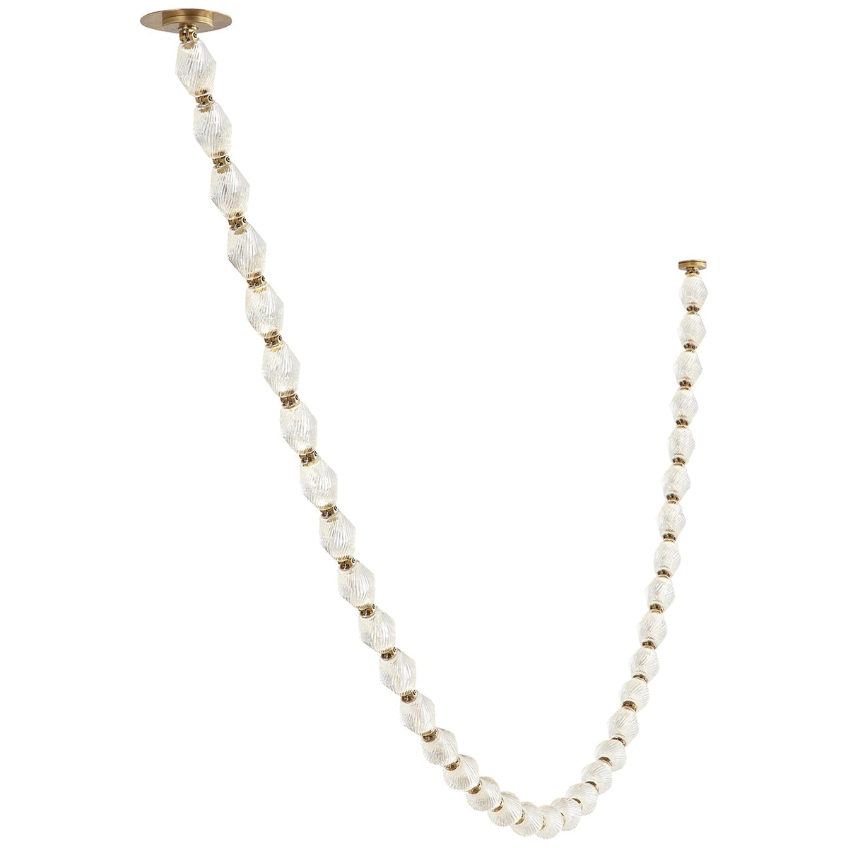 Glass Chain Chandelier — Chandelier | Maison Monashee — view 128