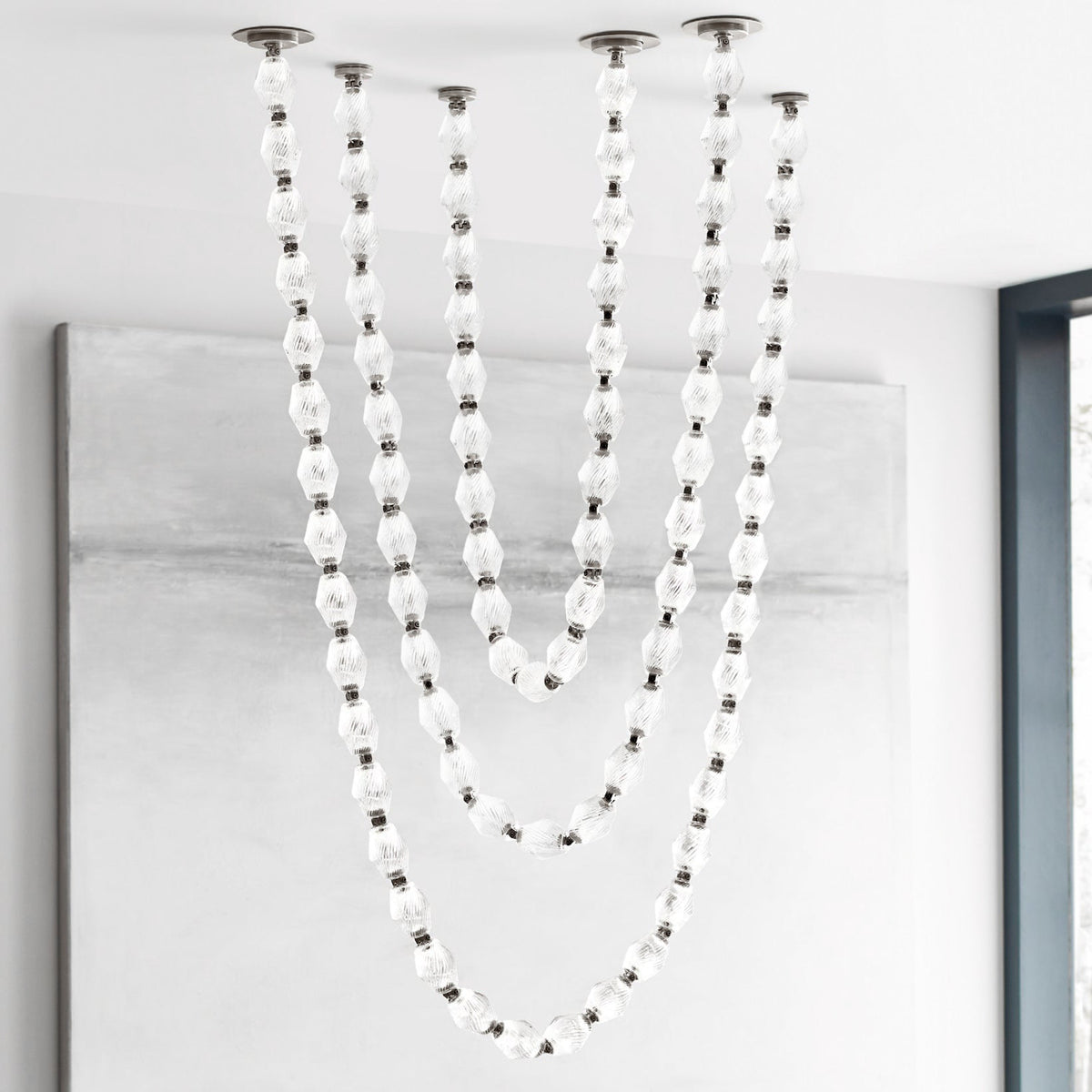 Glass Chain Chandelier — Chandelier | Maison Monashee — view 115