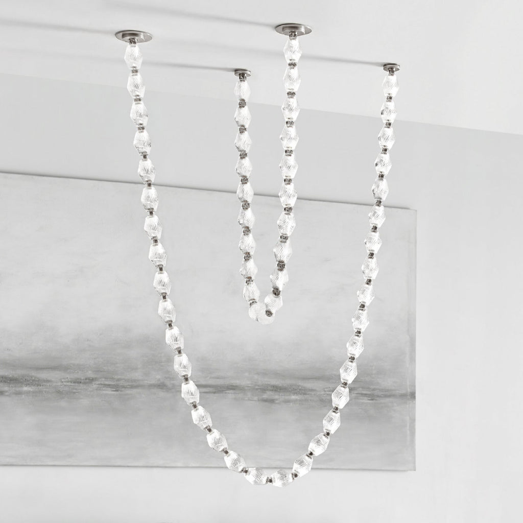 Glass Chain Chandelier — Chandelier | Maison Monashee — view 117