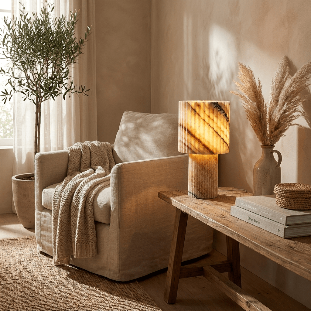 Small Round Table Lamp — Table Lamp | Maison Monashee — view 3