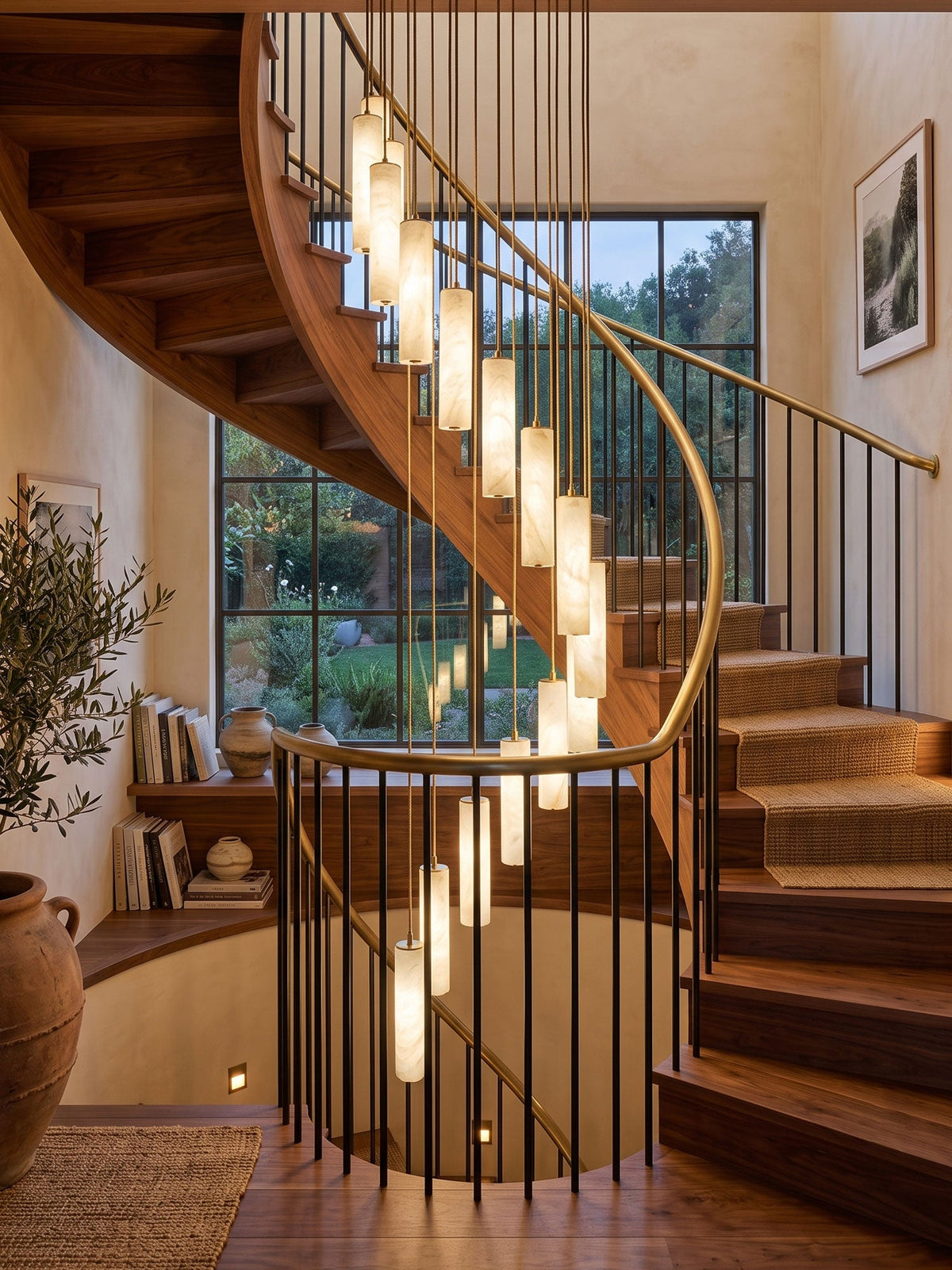 Spiral Staircase Chandelier — Chandelier | Maison Monashee — view 9