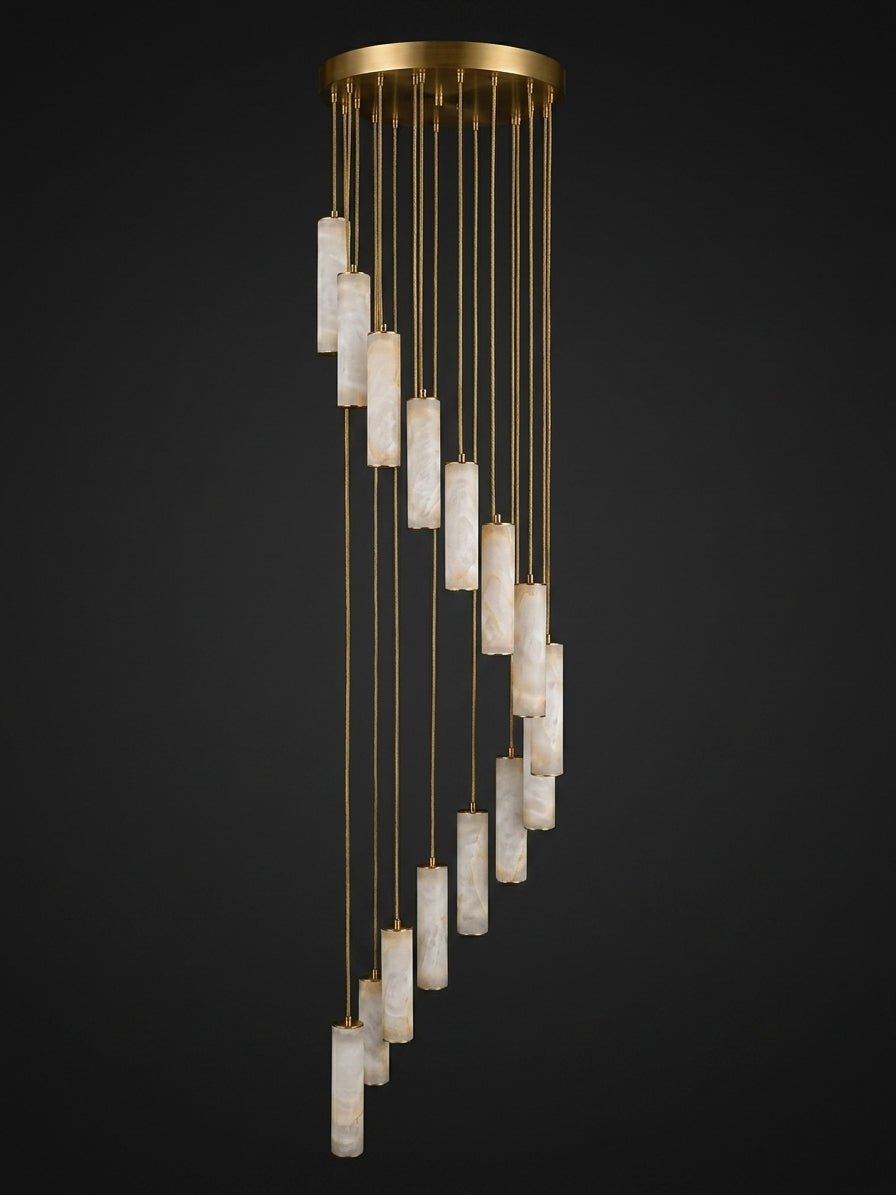 Spiral Staircase Chandelier — Chandelier | Maison Monashee — view 25