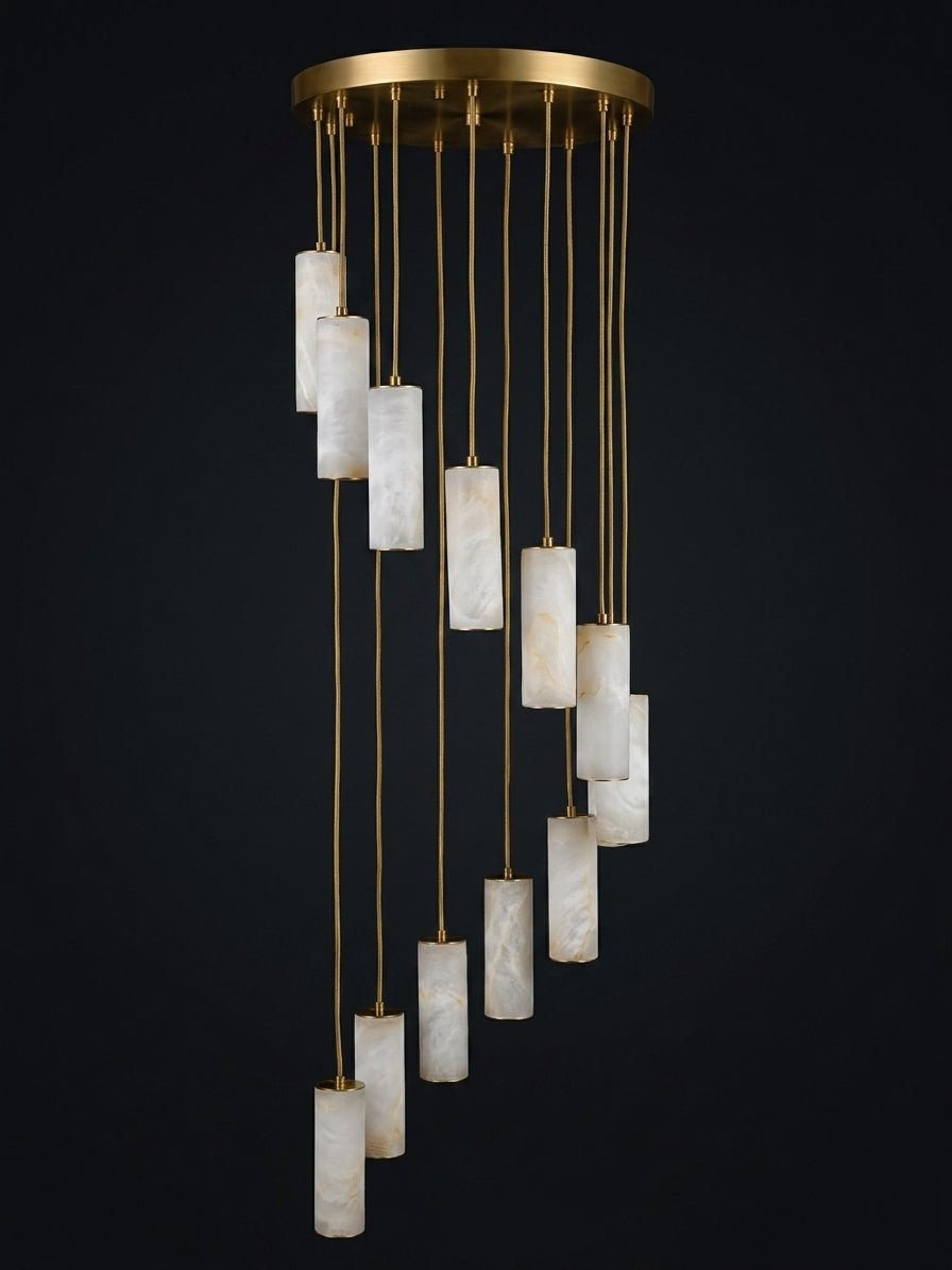 Spiral Staircase Chandelier — Chandelier | Maison Monashee — view 24