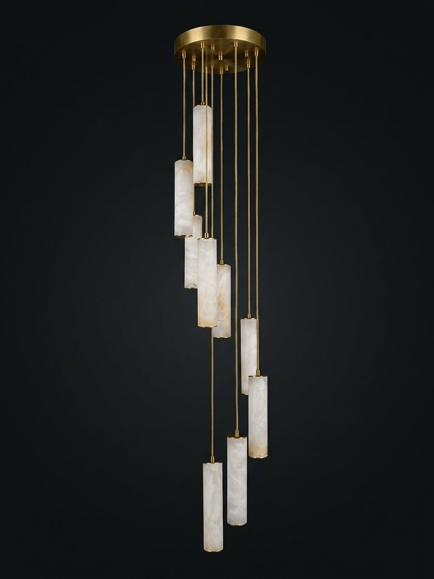 Spiral Staircase Chandelier — Chandelier | Maison Monashee — view 26