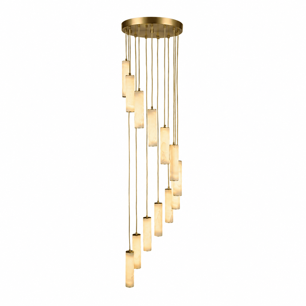 Spiral Staircase Chandelier — Chandelier | Maison Monashee — view 11