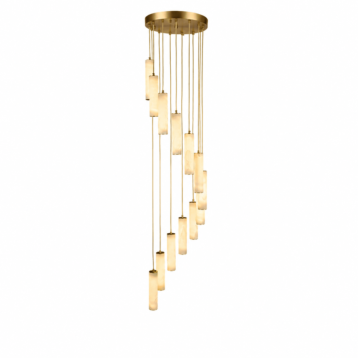 Spiral Staircase Chandelier — Chandelier | Maison Monashee — view 13