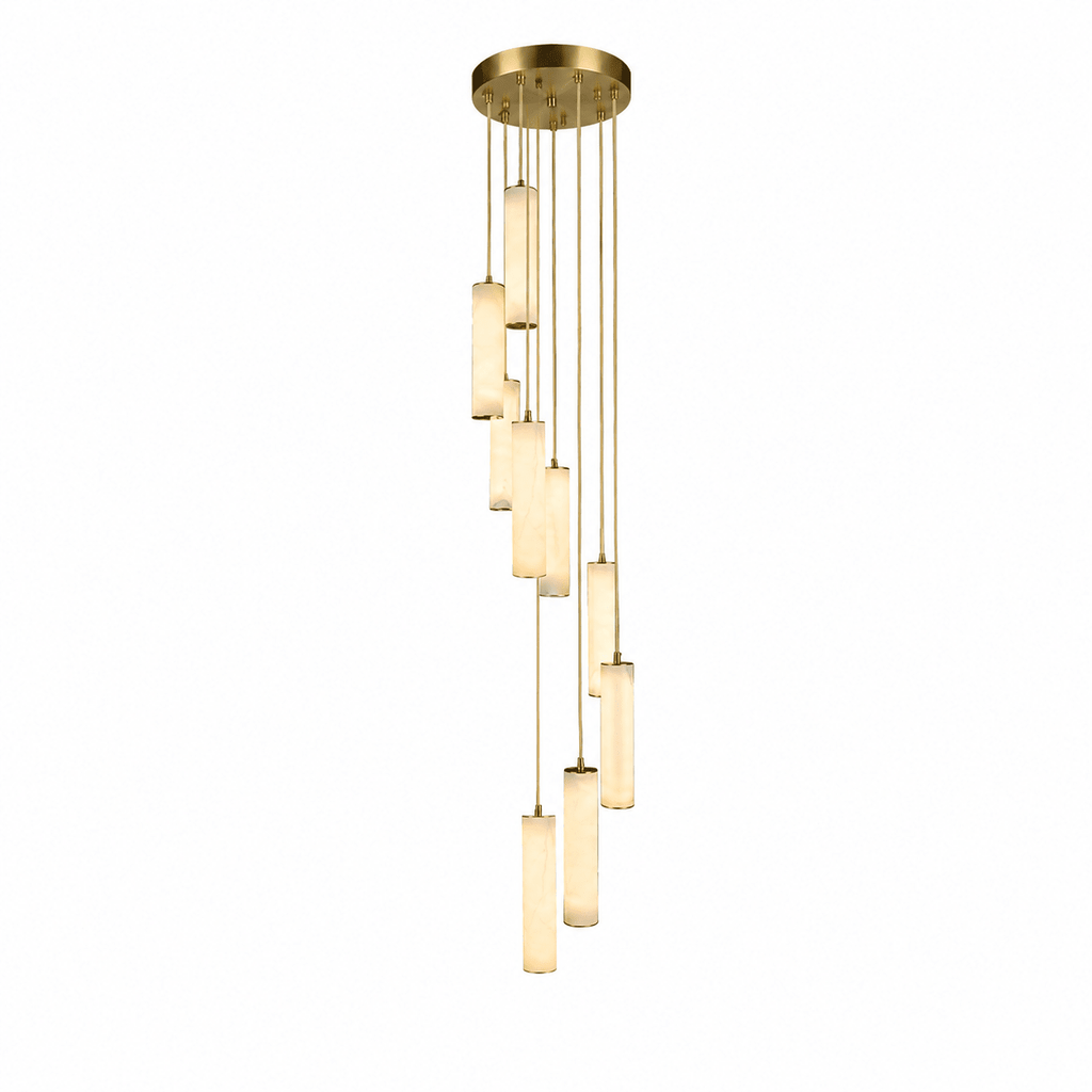 Spiral Staircase Chandelier — Chandelier | Maison Monashee — view 14