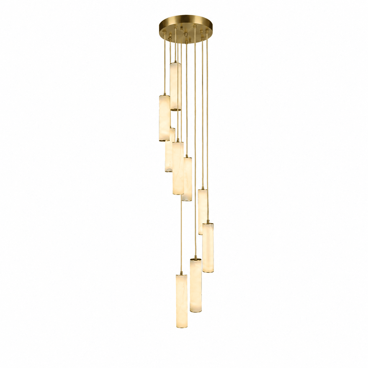 Spiral Staircase Chandelier — Chandelier | Maison Monashee — view 14