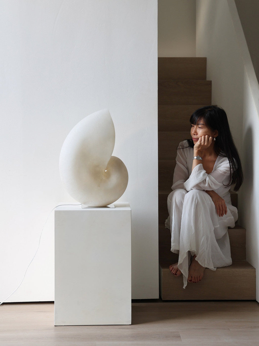 Spiral LED Table Lamp — Table Lamp | Maison Monashee — view 14