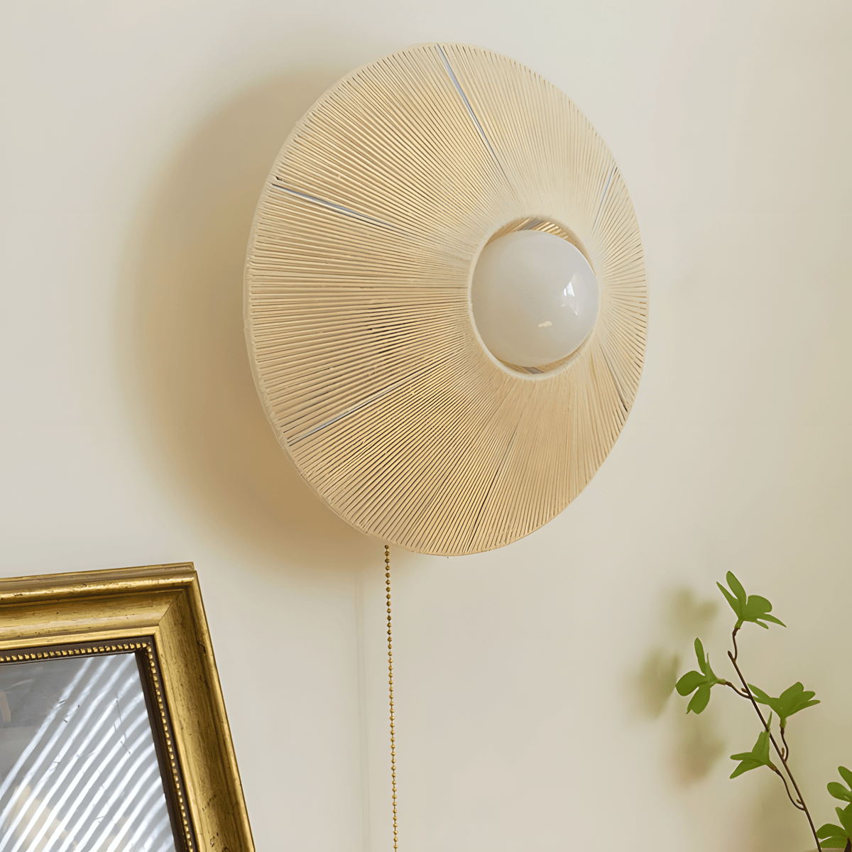 Round Wall Light Fixture — Wall Sconce | Maison Monashee — view 7