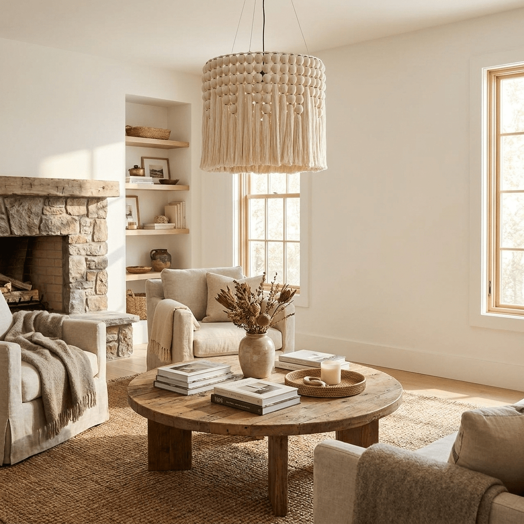 Single Drum Pendant Light — Pendant Light | Maison Monashee — view 5
