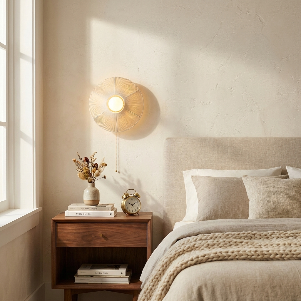 Round Wall Light Fixture — Wall Sconce | Maison Monashee — view 4