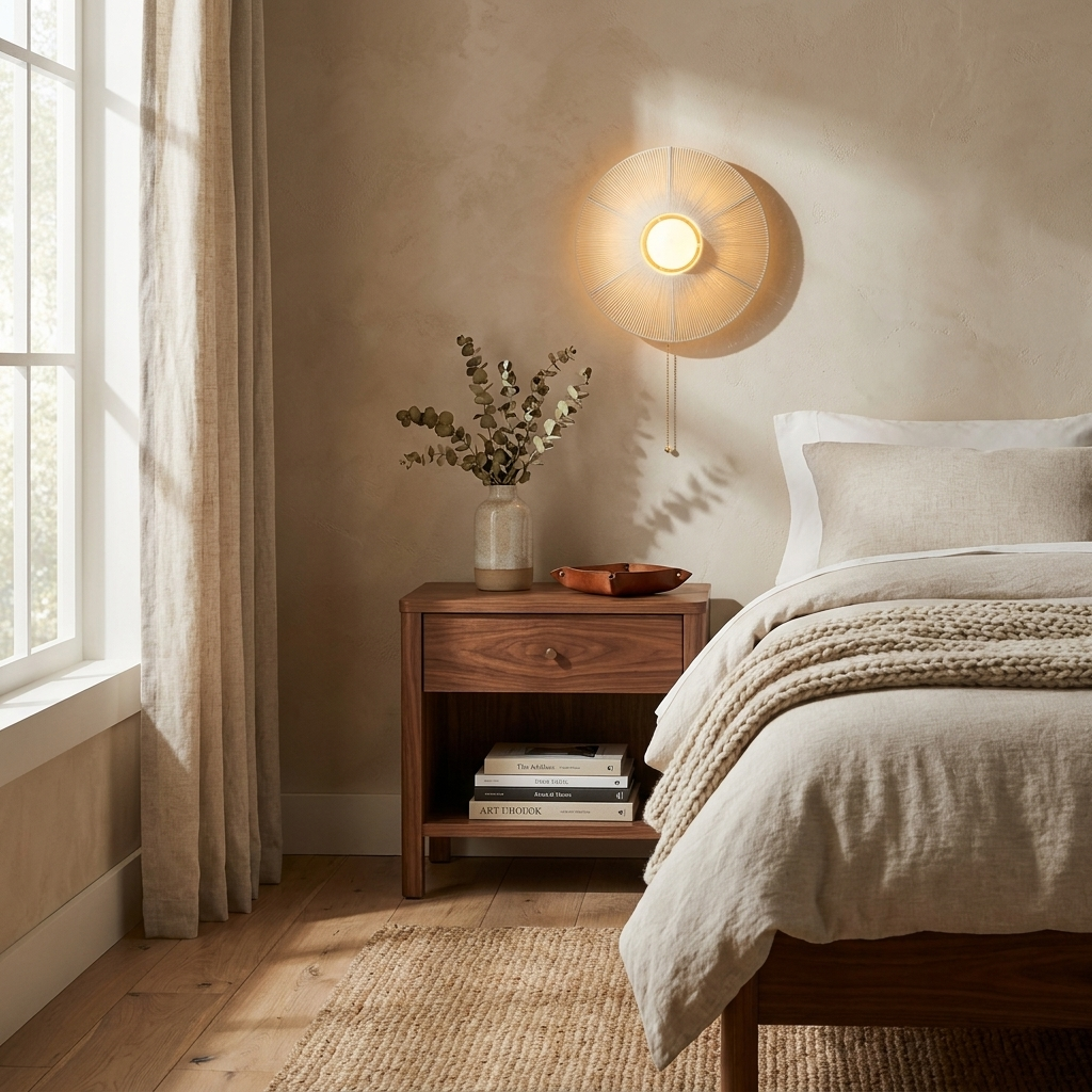 Round Wall Light Fixture — Wall Sconce | Maison Monashee — view 3