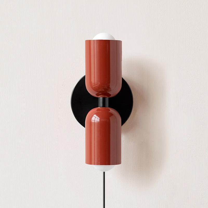Red Wall Sconce Plug-In — Wall Sconce | Maison Monashee — view 35