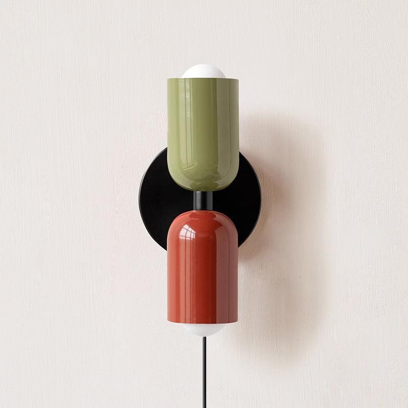 Red Wall Sconce Plug-In — Wall Sconce | Maison Monashee — view 40
