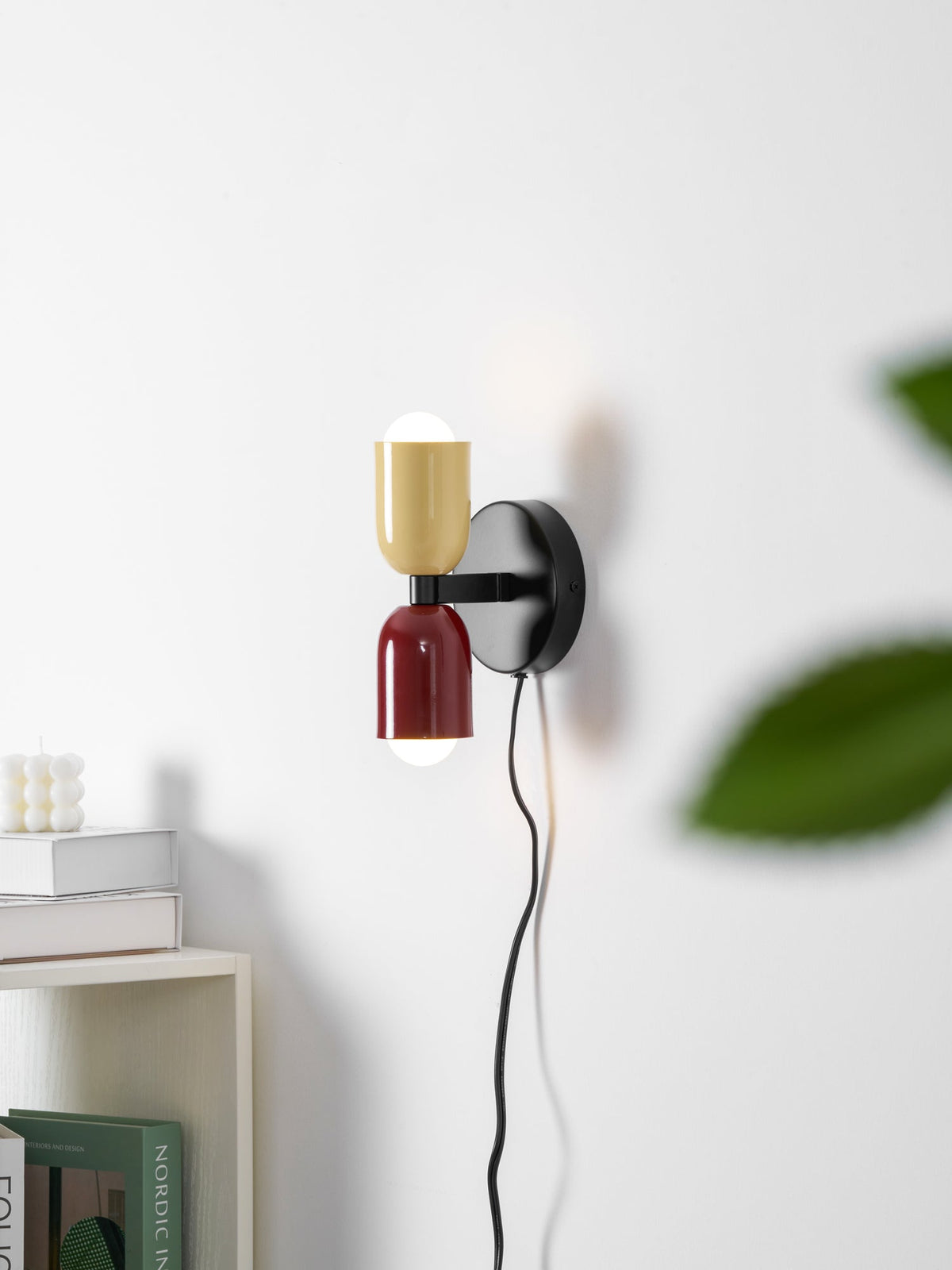 Red Wall Sconce Plug-In — Wall Sconce | Maison Monashee — view 89