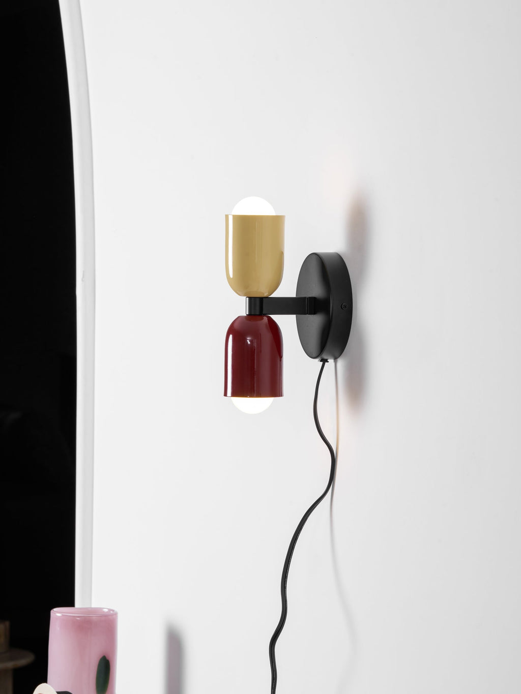 Red Wall Sconce Plug-In — Wall Sconce | Maison Monashee — view 82